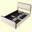 Modern Metal Bed Frame With Curved Upholstered Headboard And Footboard Bed With Under Bed Storage, Heavy Duty Metal Slats-475410211-475410223-488308065