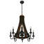 Greenbriar Oak 8 - Light Chandelier