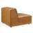 Crumbley Vegan Leather Sectional Sofa Armless Chair In Tan