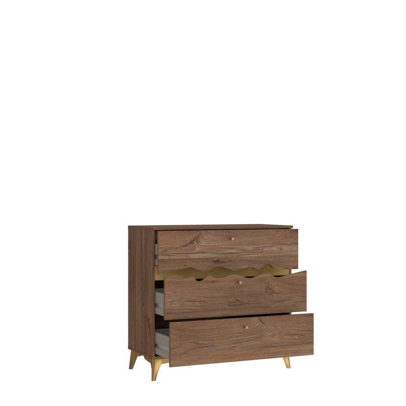 Biola 3 - Drawer Rectangle Accent Chest