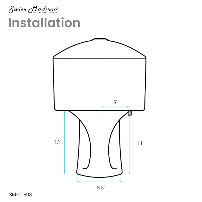 Château One-Piece Elongated Dual-Flush Toilet 1.1/1.6 gpf, Cotton White