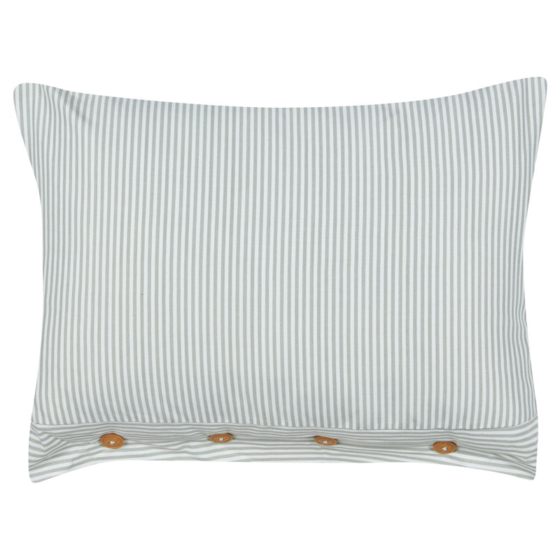 Radojica Striped Blue Cushion, 40cm H x 60cm W, Rectangular