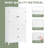 Bathroom Storage Cabinet With 2 Drawers, Double Doors And Adjustable Shelf