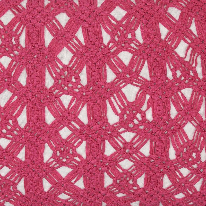 Clyde Cotton Lumbar Pillow, Flamingo