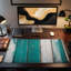 Polyester Desk Pad-353975374
