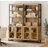  Home Office Set: 59" Modern Desk With Charging Station And Storage Cabinet, Two 72" Tall Bookcases With Adjustable Shelves, Wood Computer Desk And Library Storage Cabinet For Work Study-866429401