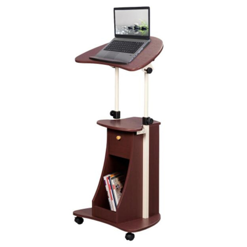 Aniva Novelty Height Adjustable 21.5'' L Training Table with Casters