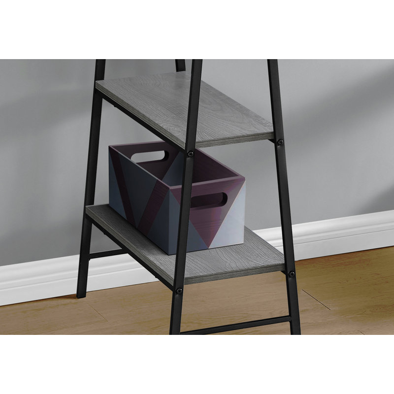 Bureau d'ordinateur, bureau personnel, ordinateur portable, tablettes de rangement, L 48 po, travail, stratifié, métal, contemporain, moderne