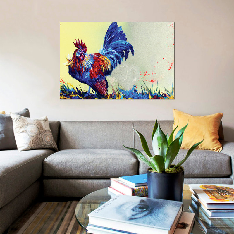 «Dutch Bantam», reproduction sur toile, H 18 po x l 26 po x P 1,5 po, Pas de tapis, Toile tendue