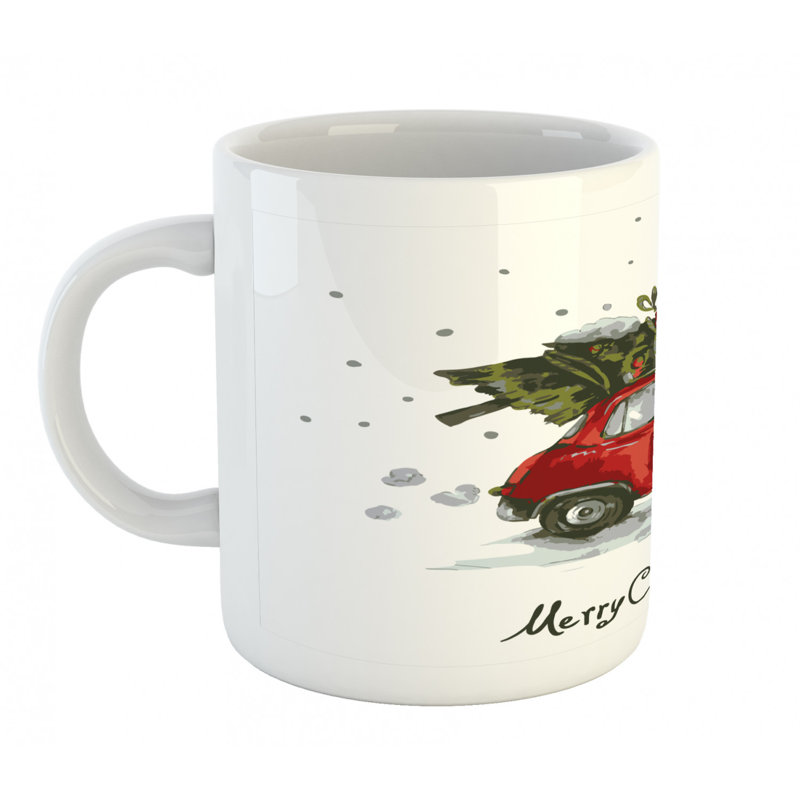 Grande tasse à café ere xmas tree