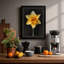 Golden Daffodil Botanical - Framed Print-1378121824-1378121830