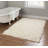 Aaiden Flokati Wool Shag Hand Loomed Ivory Rug-12035812