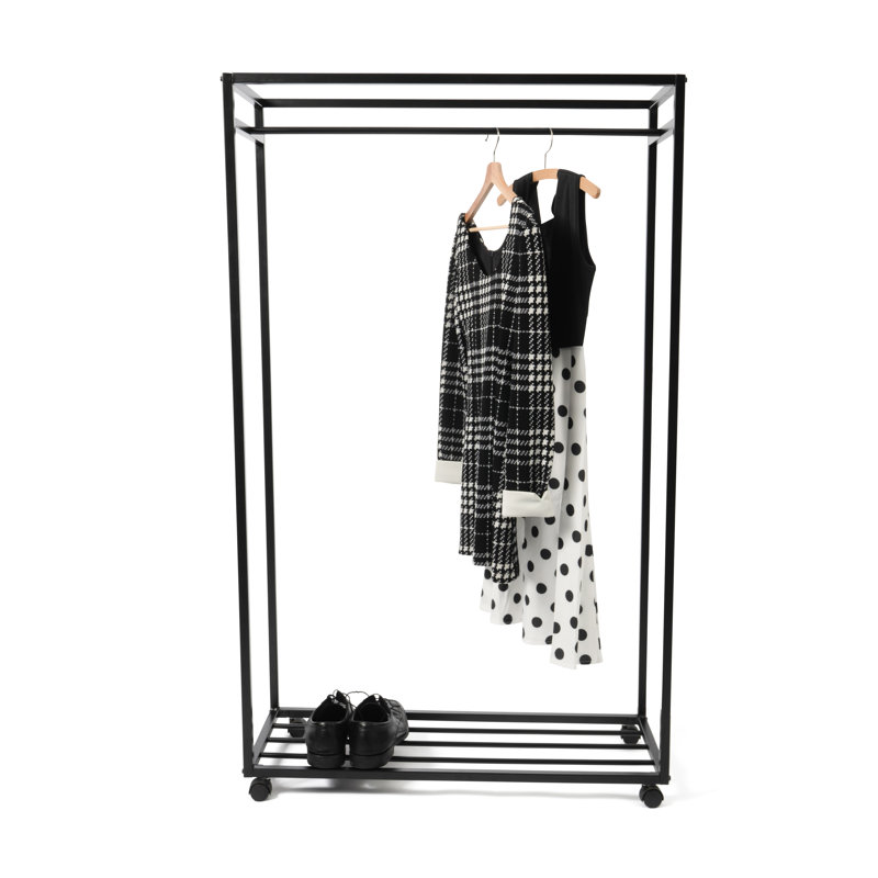 Letterly 90cm Rolling Clothing Rack