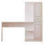2 Piece Wood Rectangular Writing Desk Office Set