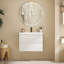 Ensemble de meuble-lavabo mural 29,5 "avec lavabo et deux tiroirs (robinet non inclus), entièrement assemblé-247960321-247960326