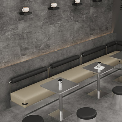 Faux Leather Upholstered Bench