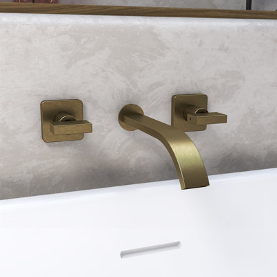 DreamLine Chesapeake 2 in. x 8 in. Wall Mounted Tub Faucet