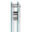 Echo II 78'' Glass Floor Clock