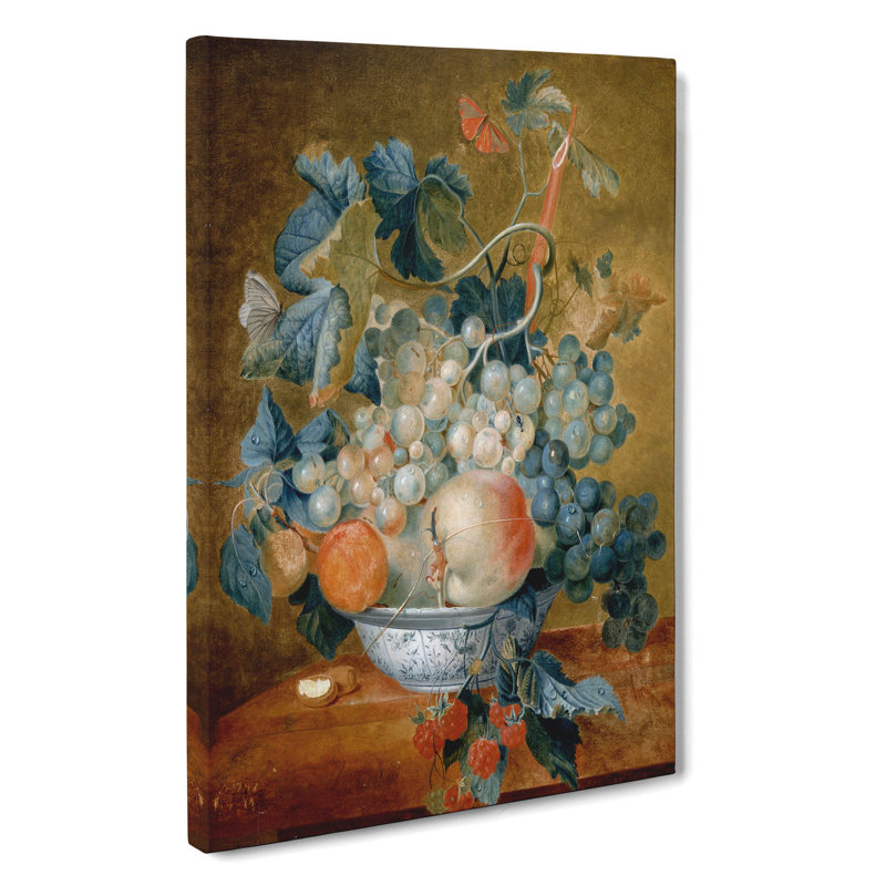 Still Life with Flowers and Fruit Vol.3 by Jan Van Huysum - Wrapped Canvas, 50cm H x 35cm W x 3cm D