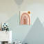 Désert soleil arc-en-ciel doux paysage beige-91020603-91020605