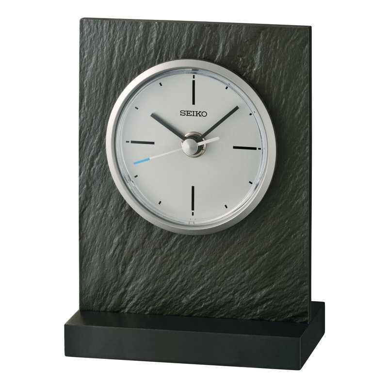 QXG153NLH Classic Modern Clock, Gray