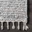 Tapis blanc / gris à poils longs performance Bria-1232527013