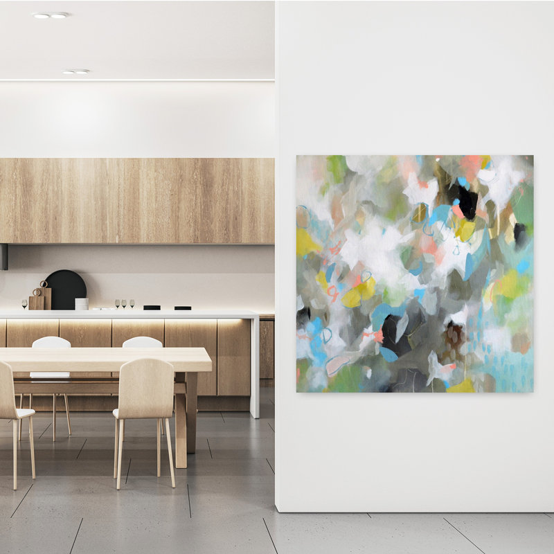 «The Evolving Insight», art contemporain abstrait, H 48 po x l 48 po