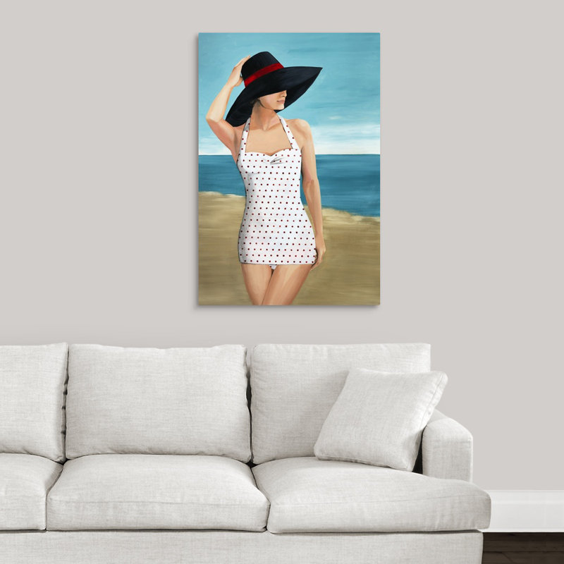 « sud-est de la beauté », peinture sur toile, Toile tendue, H 36 po x l 24 po x P 1,25 po
