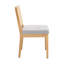 WAHSON Upholstered Seat Dining Chairs With Rattan Back Farmhouse Side Chair For Kitchen/Dining Room-398362103-398362106