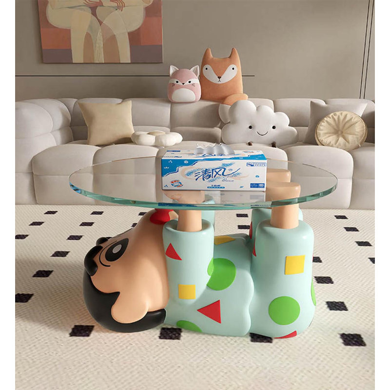 Table d'appoint en résine Cream
