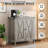 Grey Coffee Bar Console Table, with Adjustable Shelf for Kitchen, Dining Room or Living Room (30"W x 15.7"D x 31.5"H)