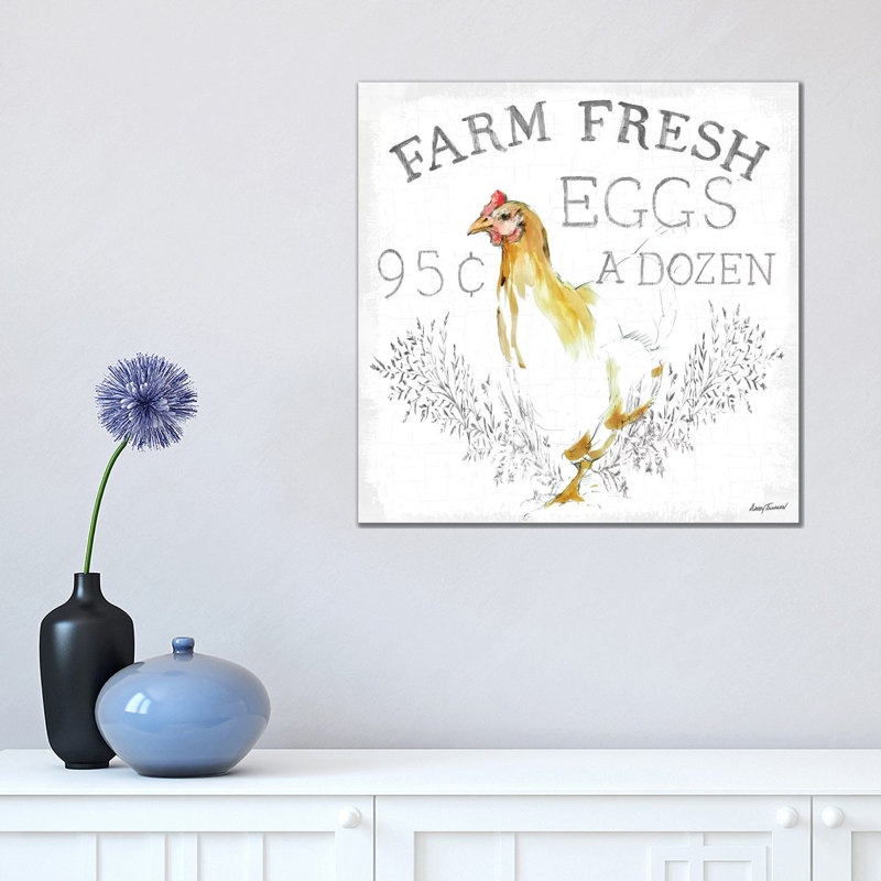 Farm Fresh Enamel by Avery Tillmon - Wrapped Canvas Print, 45.72cm H x 45.72cm W x 1.91cm D