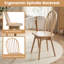 Ensemble de 4 chaises de cuisine pivotantes en caoutchouc massif naturel-1292151744-1292151747