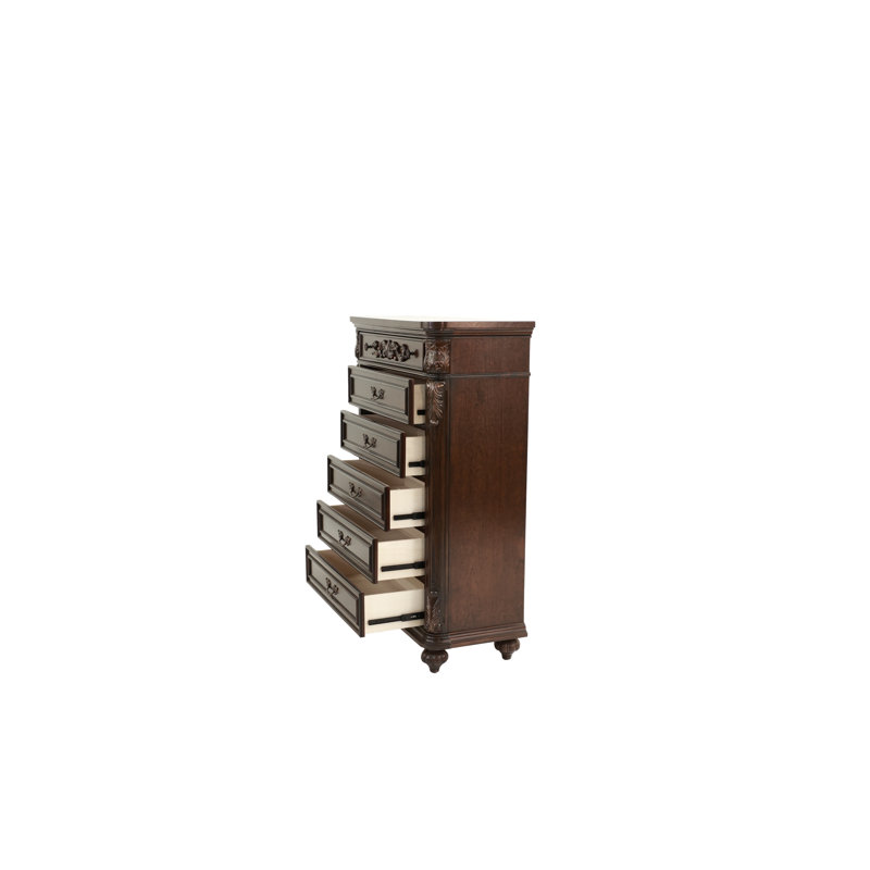 Meuble de rangement pour commode en bois de cerisier antique / noyer antique 1pc