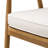 Beale Teak Solid Wood Outdoor Dining Armchair with Cushions