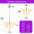 George Oliver 13-Light Dimmable Modern Nickel Atomic Tiered Cluster Chandelier, Opal Glass Globe Bubble Shade for Mid-Century Living Room-857064304