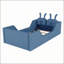Lit plateforme simple tapissier avec coussin en lapin, tissu en peluche doux et rails latéraux amovibles pour la sécurité et le confort des enfants-481770418