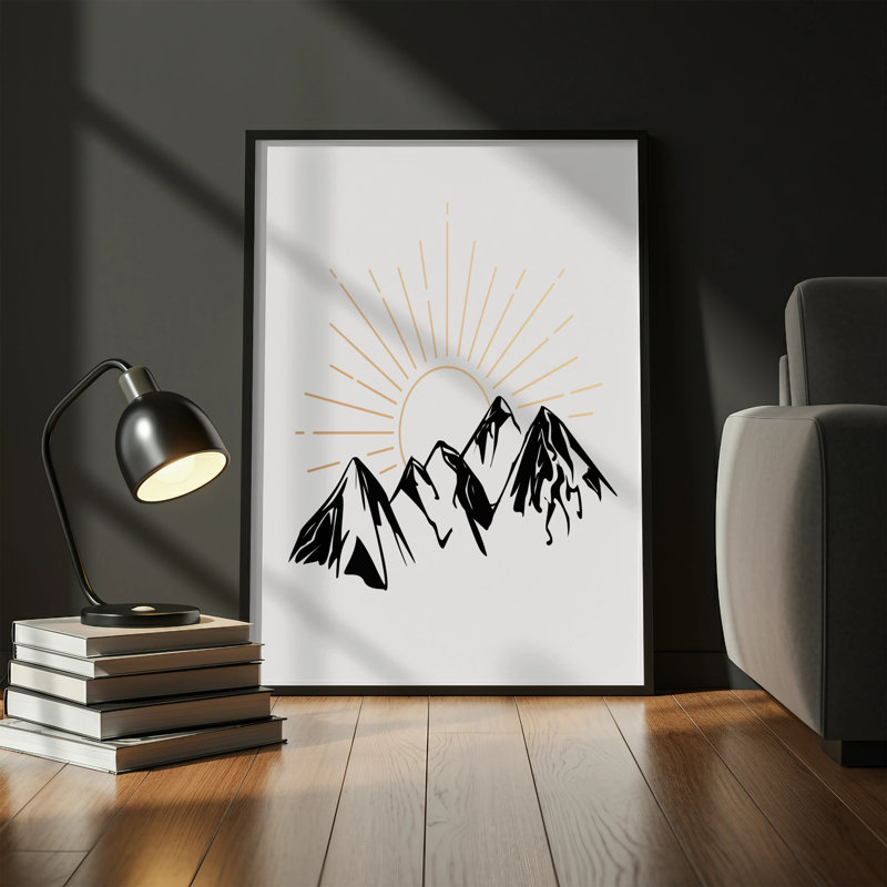 Minimal Line Art Matte Poster, 12x18