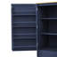 Garde-manger bleu 40,2 x 20 x 71,3 pouces avec 2 tiroirs, tablettes réglables et 8 portes pour la gestion des arrangements de salle à manger