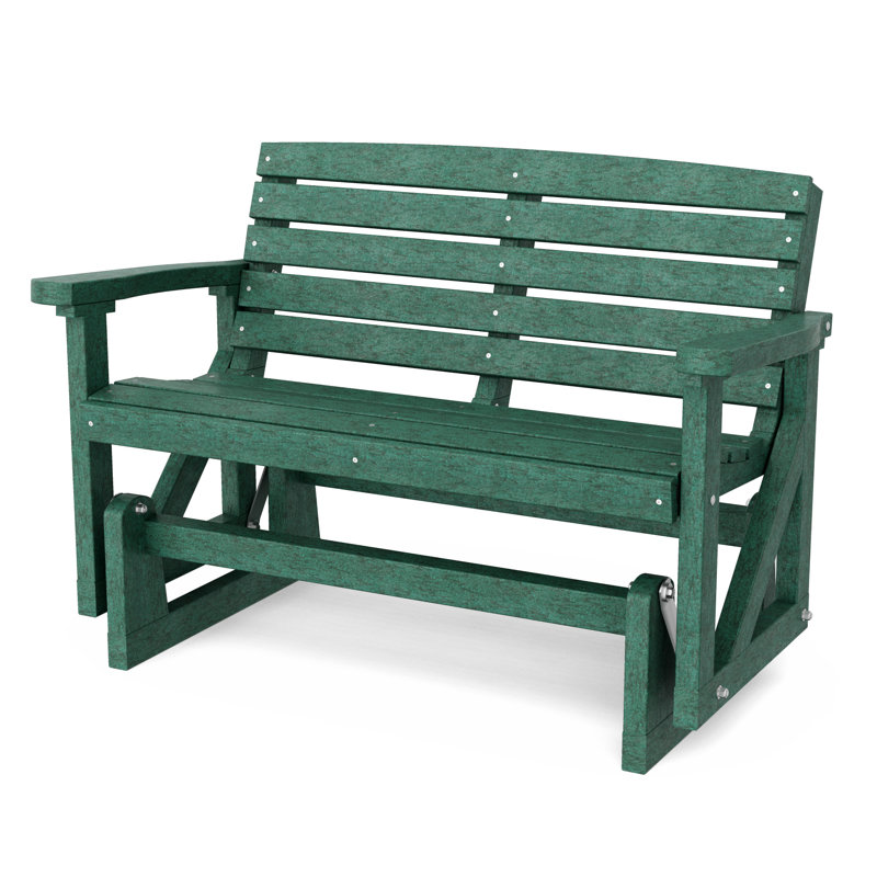 Fauteuil oscillant classique double, Vert pelouse