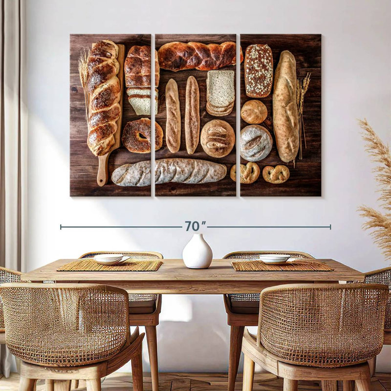 Yarlin Baked Breads For Breakfast, 42" H x 65" W