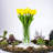 Natural Fibres Tulip Arrangement in Vase-856996908