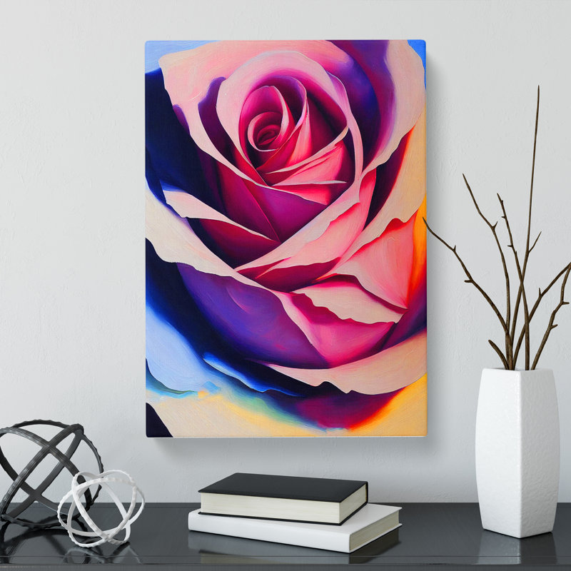 Manzelli Rose Flower Vol.3 - Wrapped Canvas, 76cm H x 50cm W x 3cm D