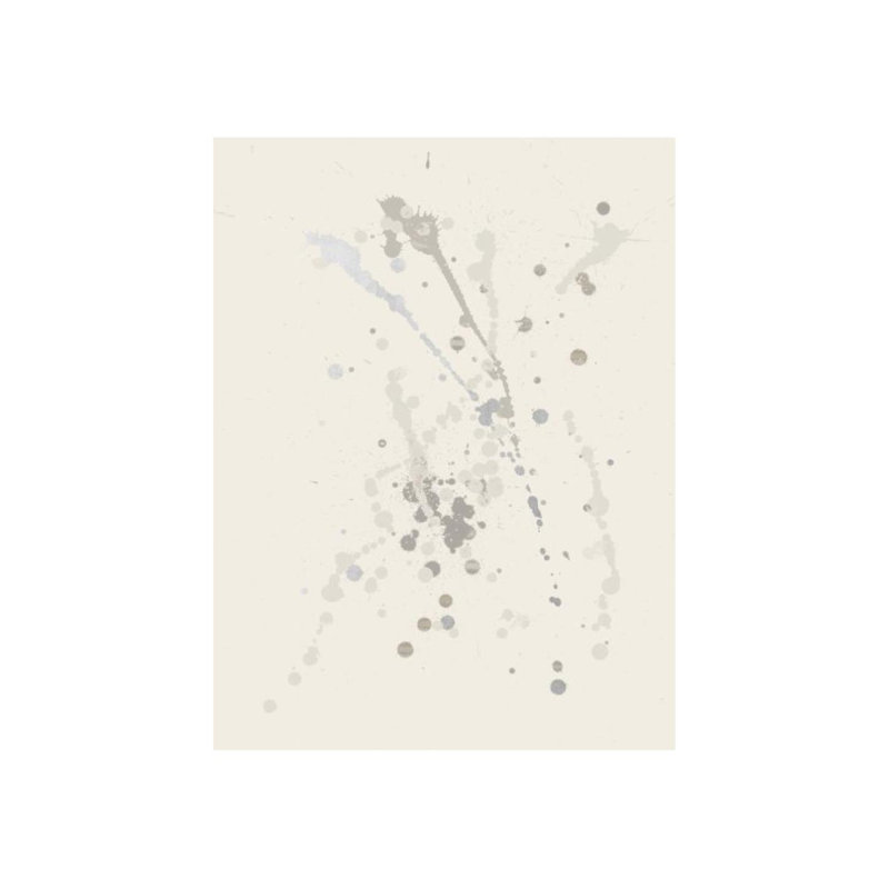 Spark Print by FORM Design Studio, Gild Silver, 53" H x 40" W x 1.5" D