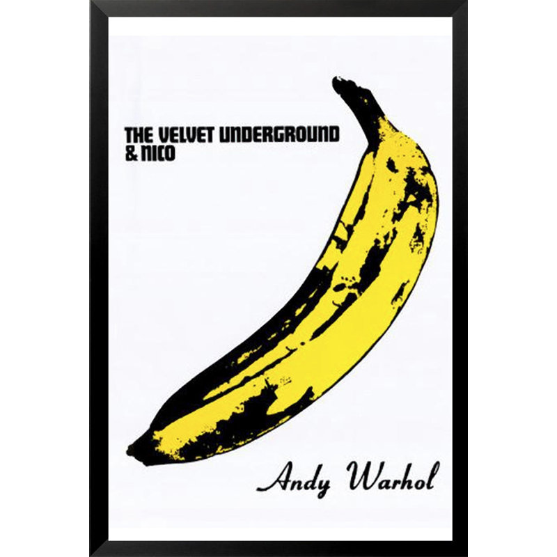 Velvet Underground Music Group Banana - impression encadrée