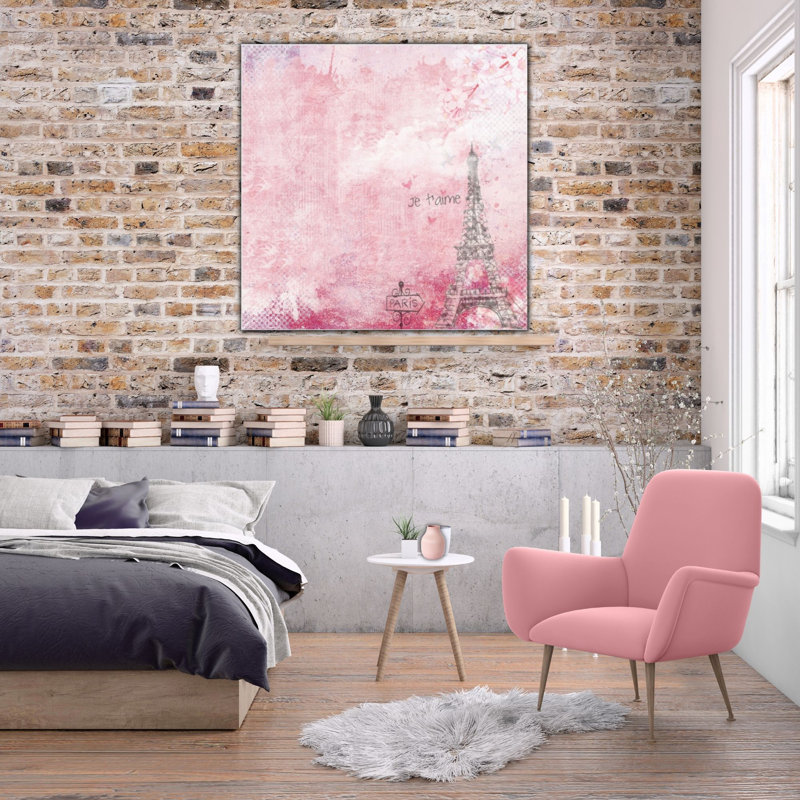 Paris - Wrapped Canvas Painting, 100cm H x 100cm W