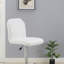 Tabouret de bar réglable avec similicuir blanc et base chromée, design moderne pour le confort et le style dans n'importe quel bar. Tabouret de bar-1083234637