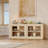 Sideboard Buffet Cabinet with Doors, Farmhouse Modern Accent Cabinet with Storage-1777573014