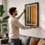 Interior Space Geometric - Framed Print-1009734631-1009734555