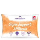 Polyester Super Support Firm Support Pillow (Set of 2) (Set of 2)